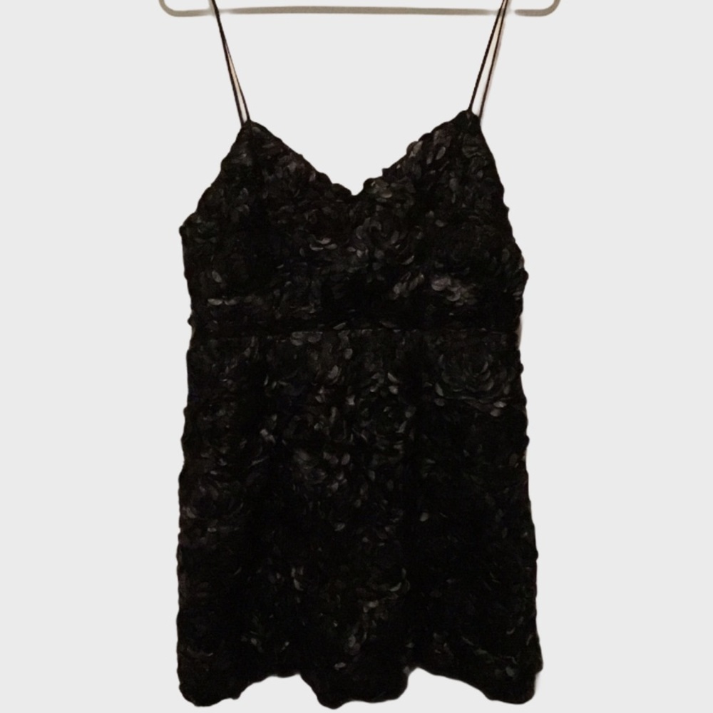 Fashion Nova Black Rose Dress